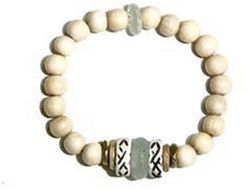 Single Stack Signature Bracelet in Ivory