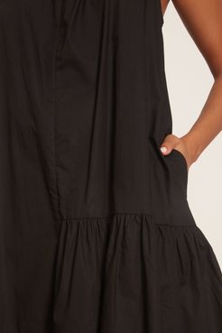 Agua Cotton Dress in Black