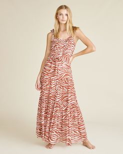 Michi Zebra Cover-Up Dress
