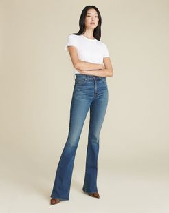 Gemma Mid-Rise Skinny Flare Jean