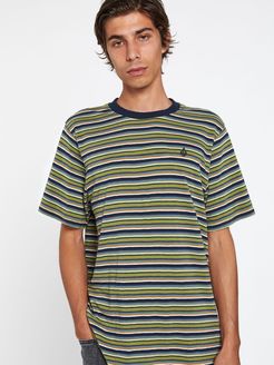 Volcom Fleeter Crew Short Sleeve - Mossstone - Mossstone - S