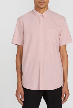 Volcom Everett Oxford Short Sleeve - Sandstone - Sandstone - XL