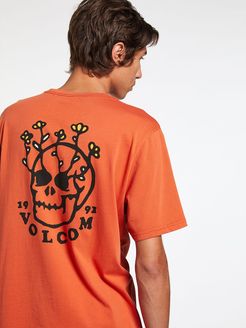 Volcom Bloom Of Doom Short Sleeve - Burnt Orange - Burnt Orange - S