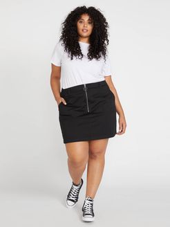 Volcom Frochickie Skirt Plus Size - Black - Black - 24W