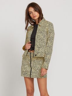 Volcom Frochickie Jacket - Leopard - Leopard - XL