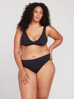 Volcom Simply Seamless Halter Top Plus Size - Black - Black - 24W