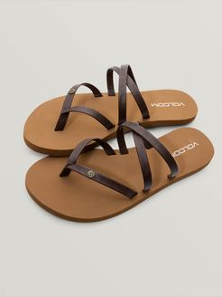 Volcom Easy Breezy Ii Sandals - Brown - Brown - 11