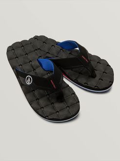 Volcom Big Boys Recliner Sandals - Star White - Star White - 5