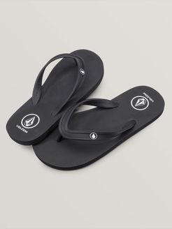 Volcom Big Boys Rocker 2 Sandals - Black - Black - 5