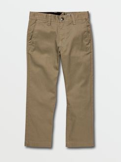 Volcom Little Boys Frickin Modern Stretch Pants - Khaki - Khaki - 7