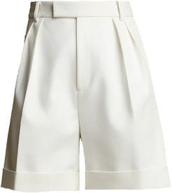 The Magdeline High-Waisted Short in Ivory size 0 US