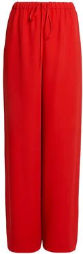 High-Waisted Loose Flare Pant in Red size 38I/2