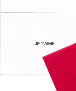 Je Tâ&#8364;&trade;aime Mini Card in Red/White