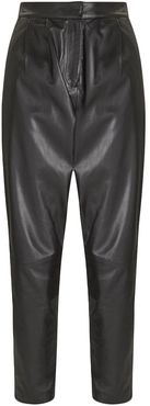 Palos Pants in Black Leather size Large