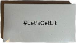 "Let's Get Lit" Matchbox in White