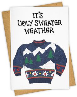 'Sweater Weather' Card