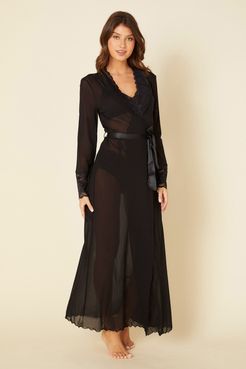 Ballet Robe | Small Black Lace Robe