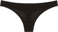 Everday Cotton Thong | Xsmall Black Cotton Thong