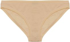 Everday Cotton Bikini | Xsmall Beige Cotton Thong
