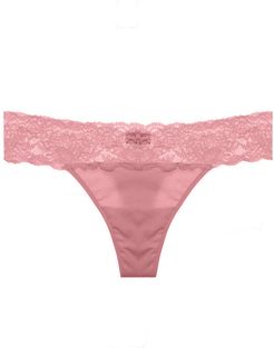 Never Say Never Maternity Thong | Small Pink Cotton Thong