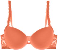 Never Say Never Beautie Push Up | 36d Orange Lace Bra