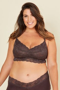 Never Say Never Extended Sweetie Bralette | Plus Gray Lace Bralette