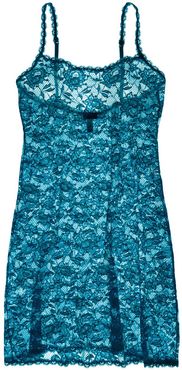 Never Say Never Foxie Chemise | Xlarge Blue Lace Chemise