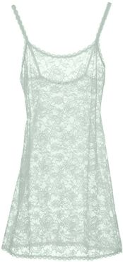 Never Say Never Foxie Chemise | Xlarge Green Lace Chemise