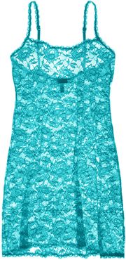 Never Say Never Foxie Chemise | Xlarge Green Lace Chemise