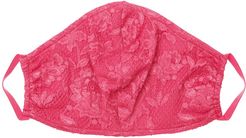 Never Say Never V Face Mask | One Size Pink Lace Accessory