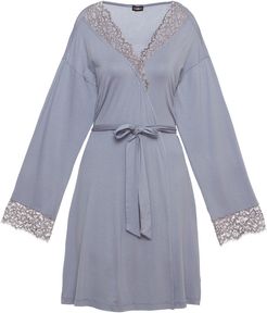 Pret A Porter Robe | Small Gray Jersey Robe