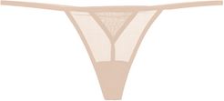 Soire G-string | One Size Beige Mesh G-string