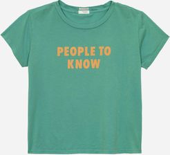 The People to Know T-Shirt in Lagoon Bandier