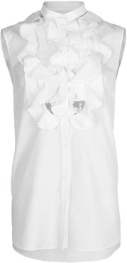 Sleeveless Lace Bib Shirt