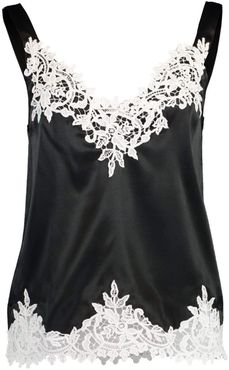 Black and White Lace Cami