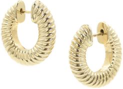 Lulu Textured Gold Hoops