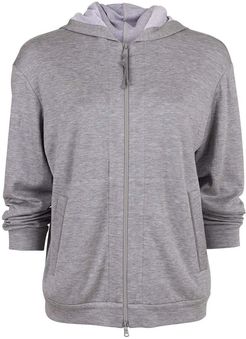 Hooded Zip-Up Spa Jacket