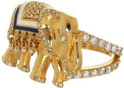 Elephant Diamond Ring