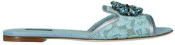 Acqua Jewel Bianca Flat Sandal