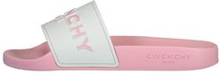Pink Givenchy Logo Slip-On Slide