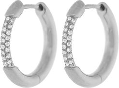 Small Cerre Diamond Hoops