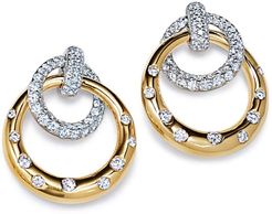 Cobblestone Diamond Interlock Earrings