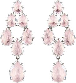 Caterina Swag Quartz Pink Earrings