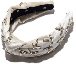 Ivory Butterfly Knotted Headband