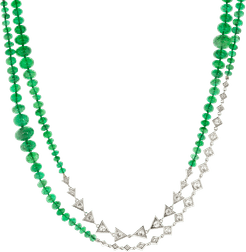 Emerald Diamond Necklace