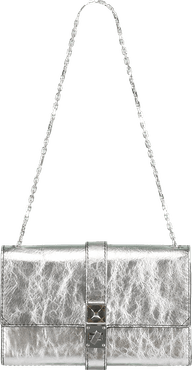 Metallic PS11 Leather Chain Bag