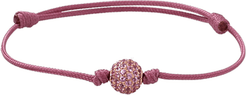 Pave Pink Sapphire Orb Bracelet