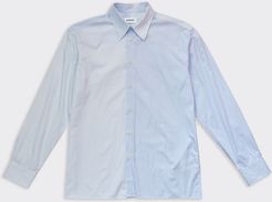 Camicia Perry Blu Pinstripe