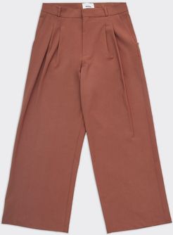 Pantalone Fit Super Loose Marrone