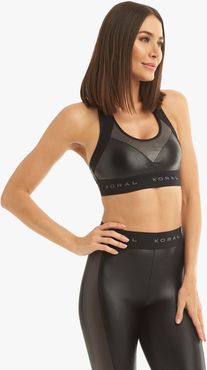 Emblem Infinity Versatility Bra - Black/lead